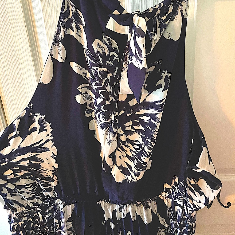 Halter top floor length dress